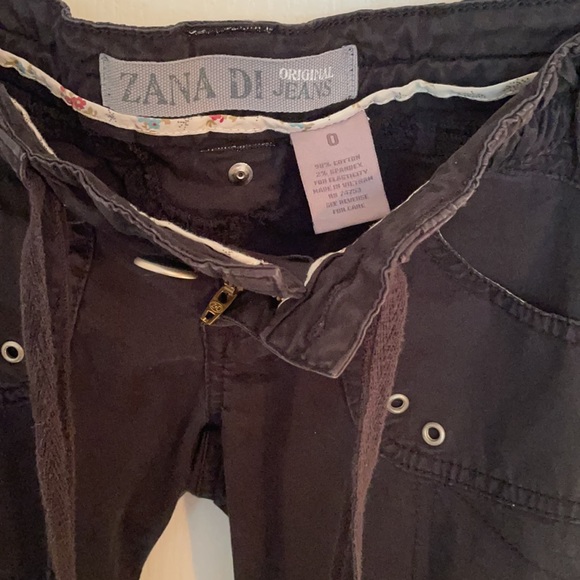 Vintage Zana DI extra low rise cargo Capri jeans - Picture 5 of 5